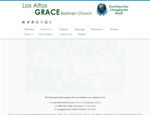 Tablet Screenshot of losaltosgrace.org